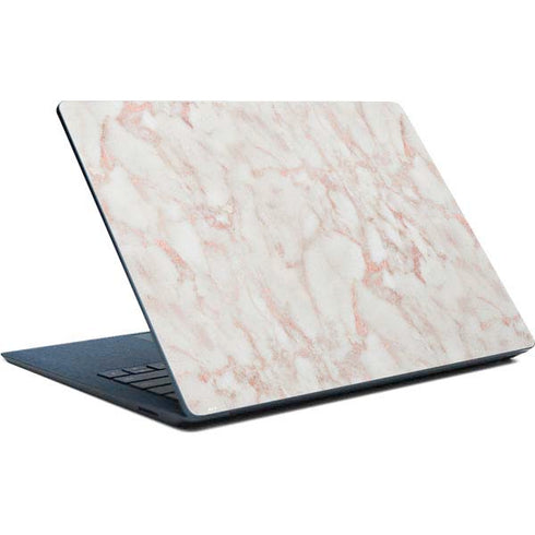 Rose Gold Marble Surface Laptop Skin